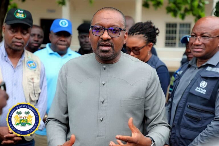 Vice President Juldeh Jalloh Commends Progress in Mpox Response