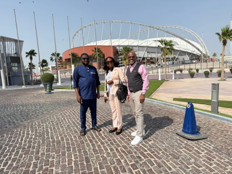 Sports Minister and National Sports Authority Reps Visit Qatar