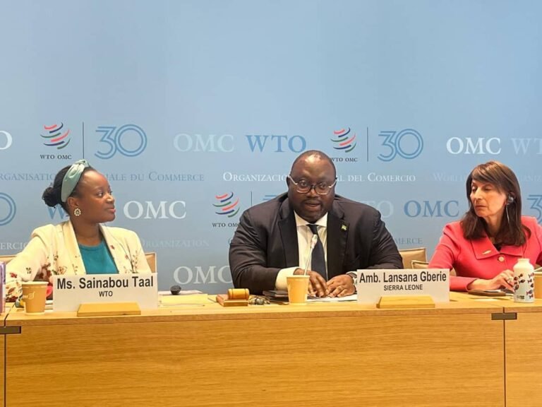 Sierra Leone’s Ambassador Champions Fisheries Subsidies Agreement