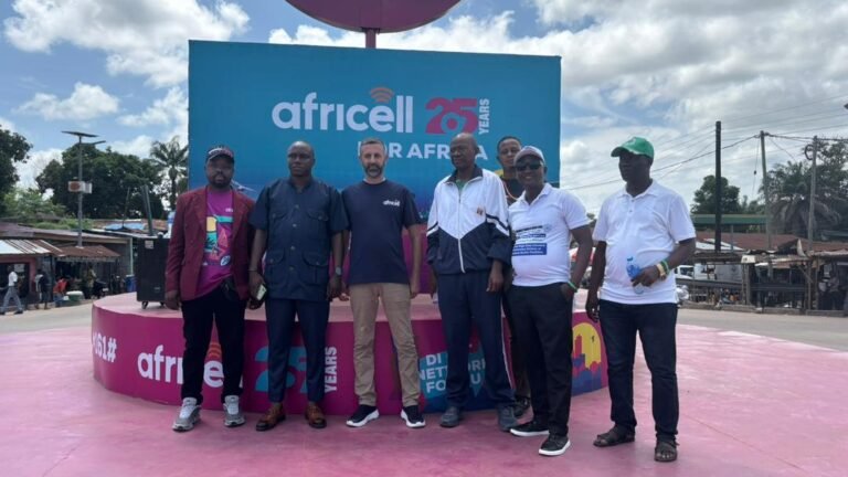 Bo City Council and Africell Transform Shelmingo Roundabout