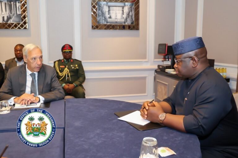 Addressing Sahel’s Region Challenges…. President Bio and European Union Special Representative Forge Strategic Partnership