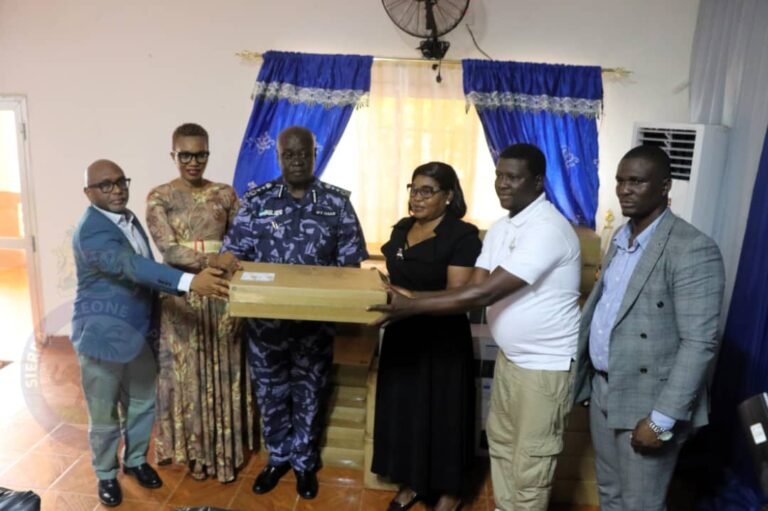 Inspector General of Police William Fayia Sellu Donates Computers to Strengthen Operations at ACC NDLEA and Immigration