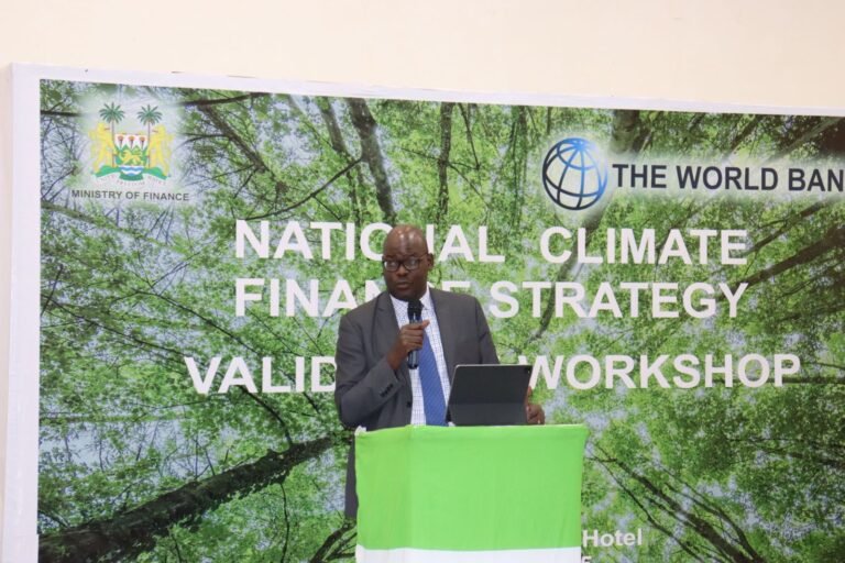 As Sierra Leone Validates Climate Finance Strategy… World Bank Urges for Collaboration