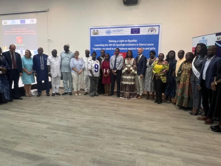 Government of Sierra Leone Launches €15 Million EU/Un Spotlight Initiative to Combat Gender-Based Violence