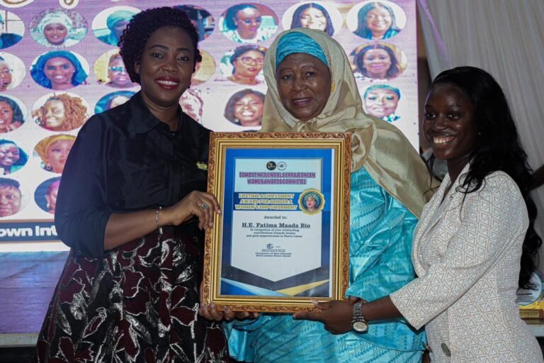 First Lady Honours at 50 Most Influential Sierra Leonean Women Award