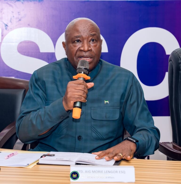 Internal Minister Affairs Launches Crackdown on Lawlessness in Freetown