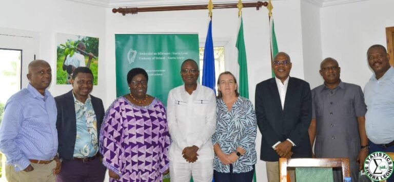 Statistics Sierra Leone Engages Irish Embassy on Strategic Support for 2026 Census