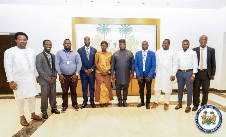 Welcoming WACSOF Sierra Leone Chapter… President Bio Commits to Advance Inclusivity and Partnership