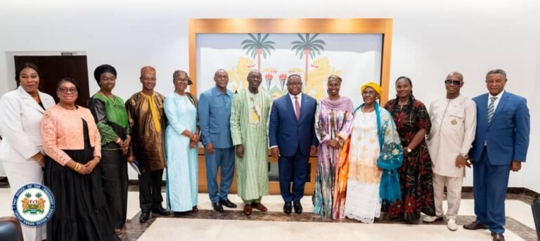 President Bio Bids Farewell to Ambassador Yumkella