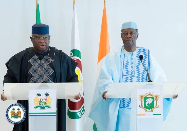 President Bio and President Ouattara Strengthen ECOWAS Ties