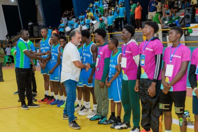 Sierra Leone U 16 Basketball Team Prepares for African Nations Cup in Rwanda
