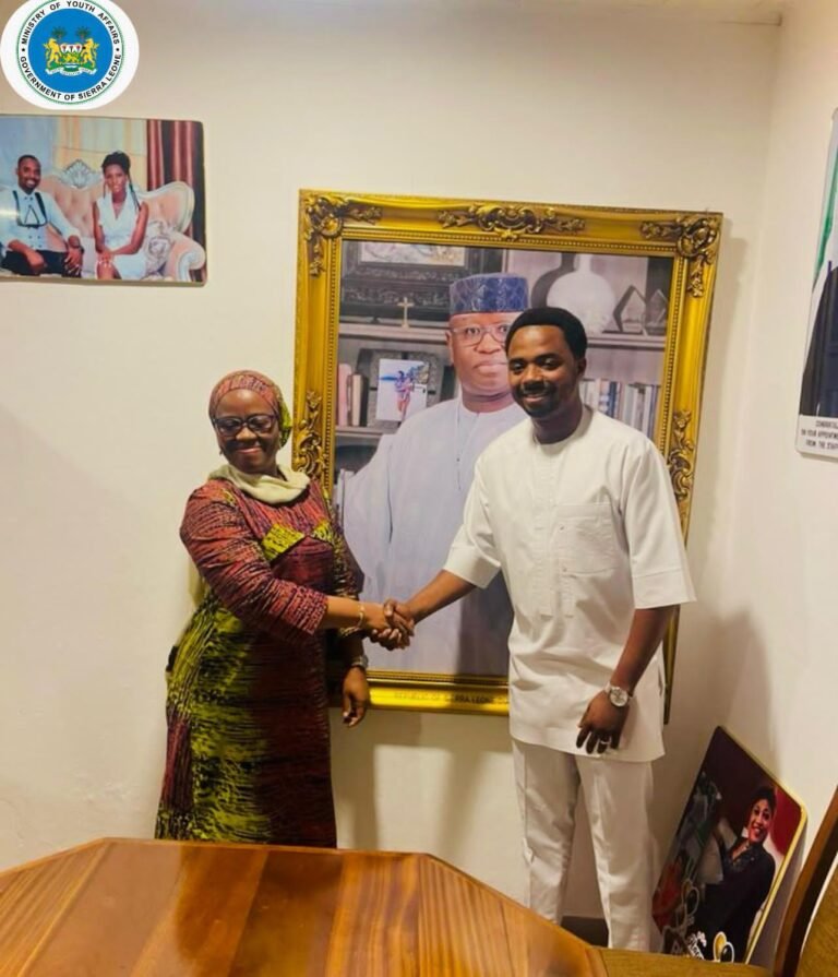 Plan International Country Director Strengthens Collaboration with Youth Minister