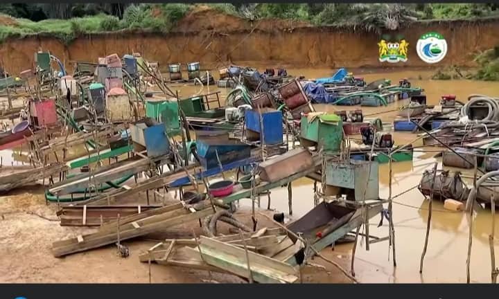 Environment Protection Agency Destroys 199 Dredges in Major Crackdown on Illegal River Mining