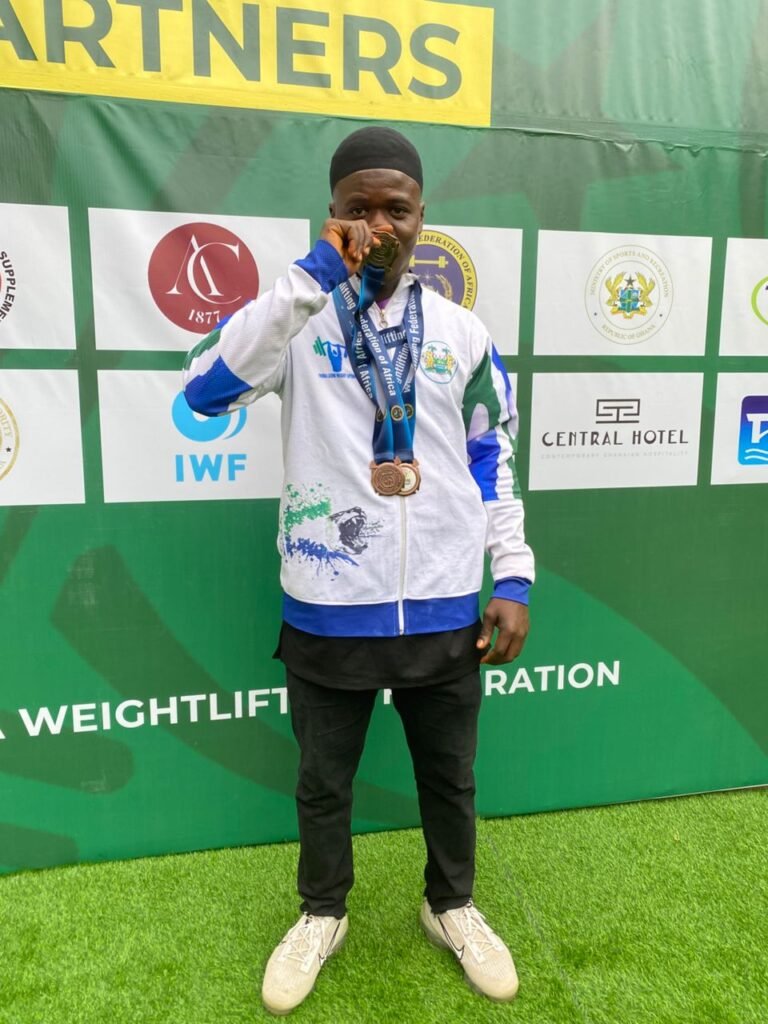 Sierra Leone’s Francis Kondeh Wins Bronze at 2025 African Junior nd Youth Championships