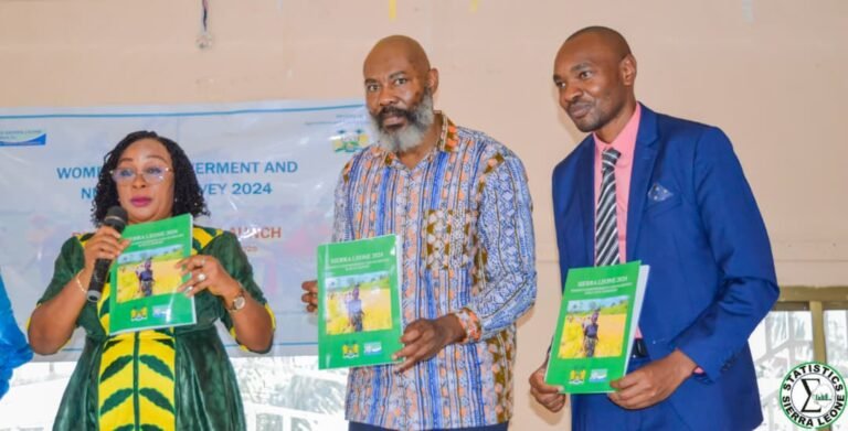 Statistics Sierra Leone and Partners Launch 2024 Women’s Empowerment and Nutrition Survey Report