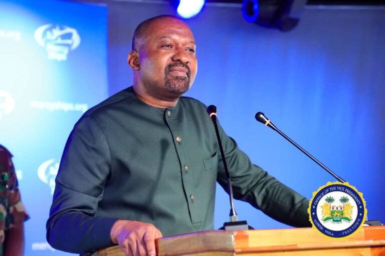 V.P Jalloh Commends Mercy Ship Efforts for Transforming Sierra Leone’s Healthcare