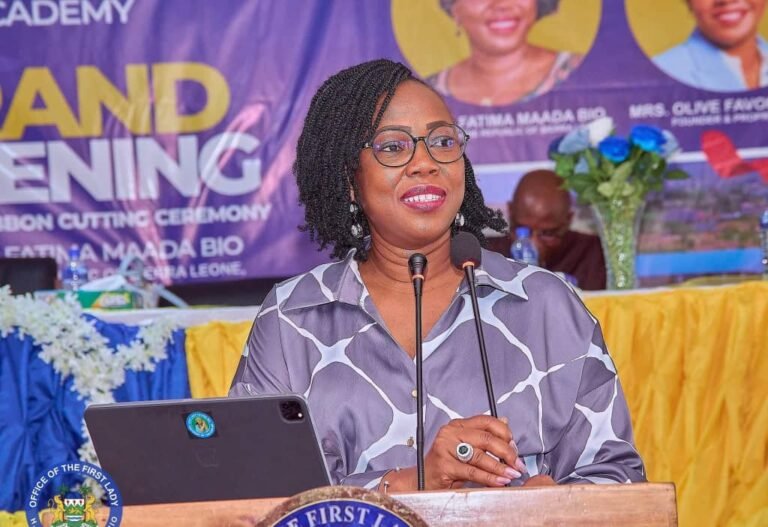 First Lady Commissions Olive B Academy in Kerry Town