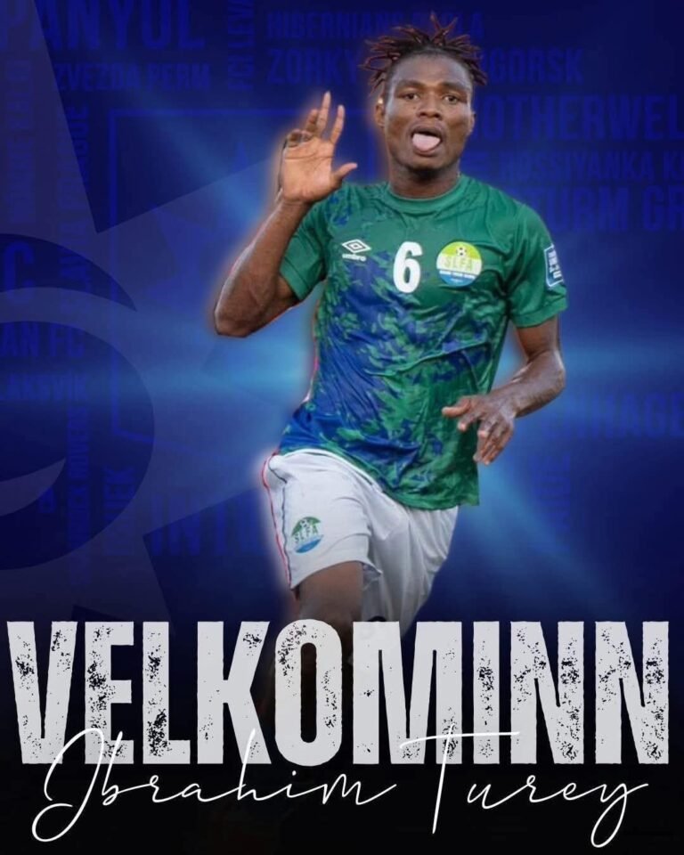 Ibrahim Turay Arrives in Iceland to Join His New Club, Stjarnan FC