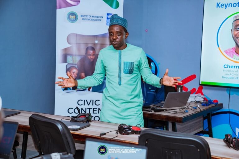 Sharing Uplifting Narratives… Information Minister Urges Content Creators to Promote Sierra Leone