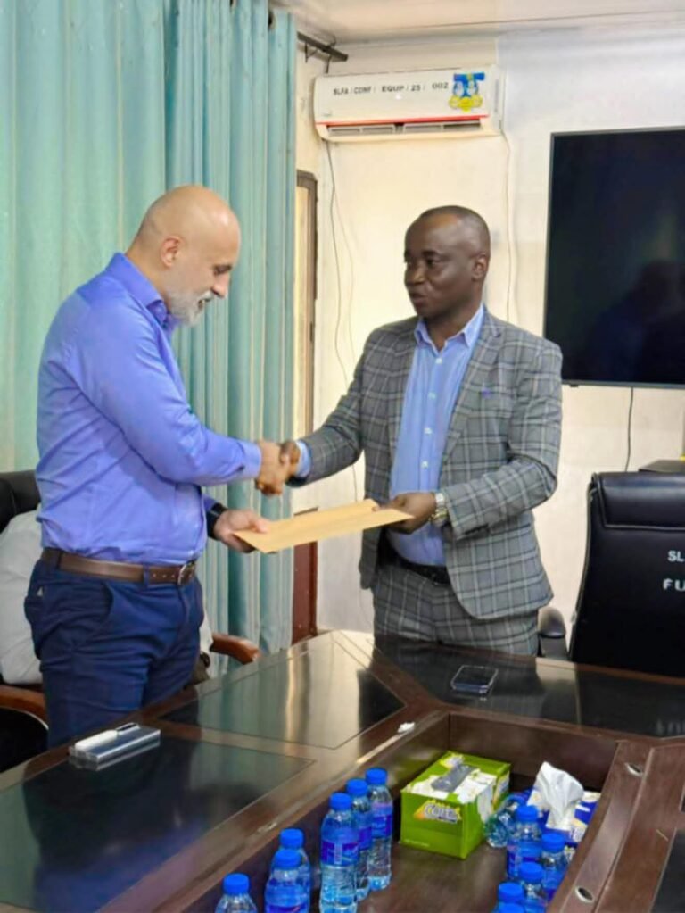 Sierra Leone Football Association President Meets Africell CEO to Explore Sponsorship Opportunities