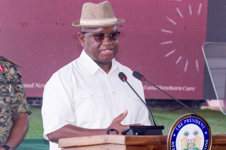 President Bio Commissions Maternal Centre of Excellence in Kono