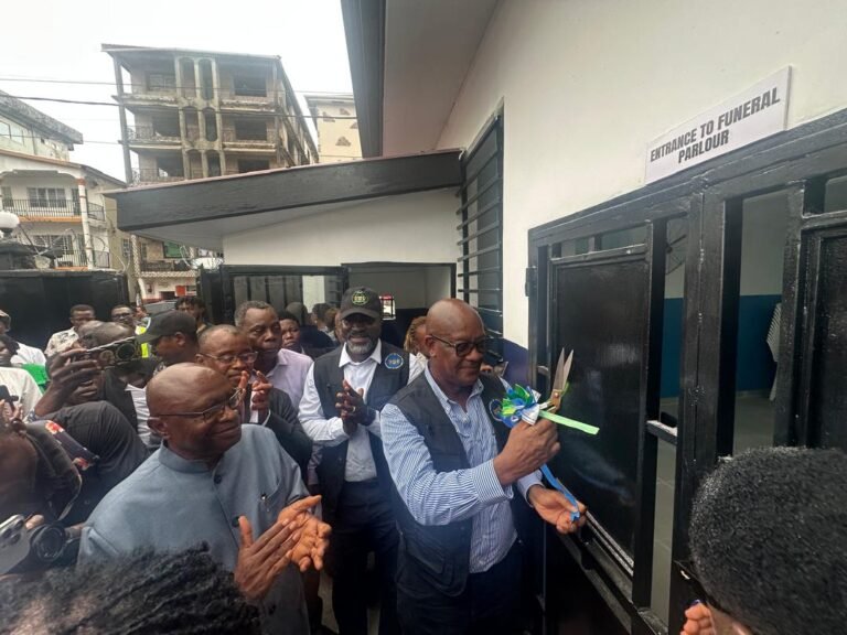 Health Minister Commissions Newly Renovated Connaught Hospital Mortuary