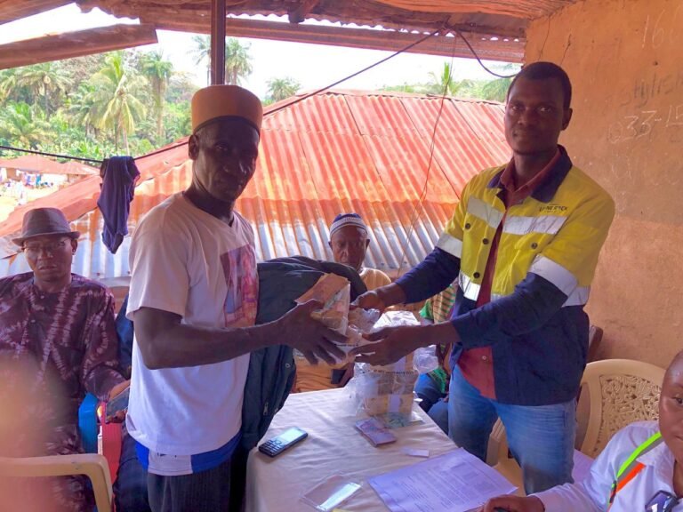 KMC Embarks on a Massive Crop Compensation Payment of NLe 1.5 Million to Simiria, Sambaia and Dansogoia Chiefdom