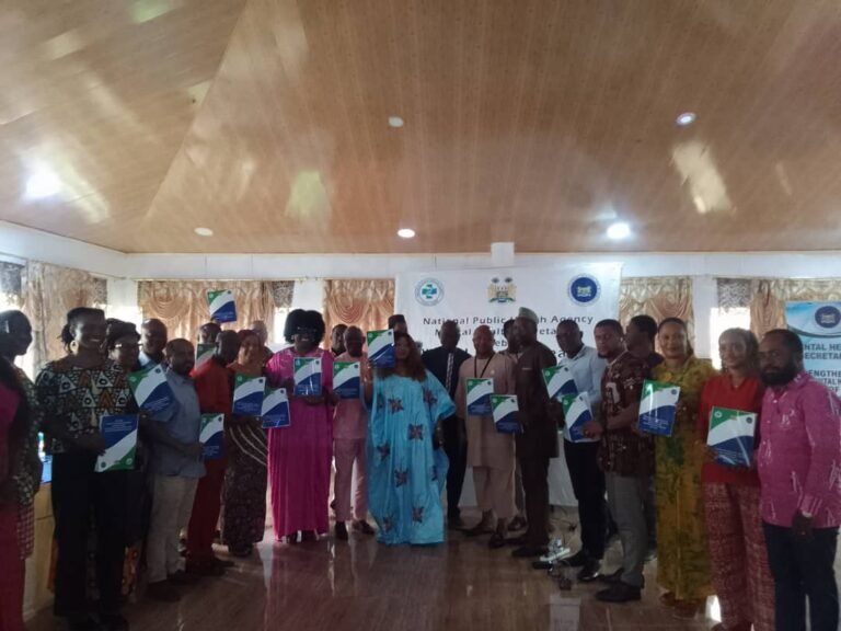 National Public Health Agency and Partners Launch Multisectoral Guidelines to Strengthen Mental Health System in Sierra Leone