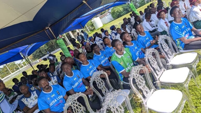Sierra Leone Basketball Federation Meet with President Julius Maada Bio