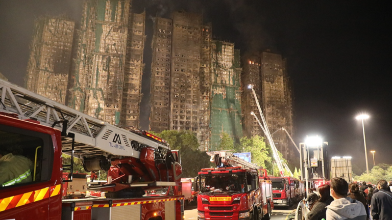 Fire-Fighting Operation Over in Hong Kong Residential Complex, Rescue Work Ongoing