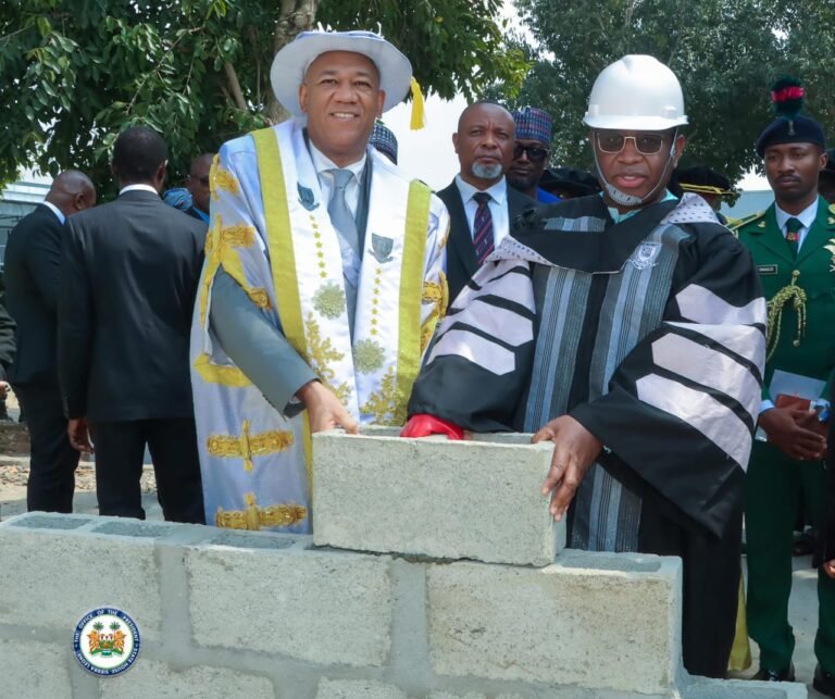 President Bio Lays Foundation for Postgraduate School at Baze University