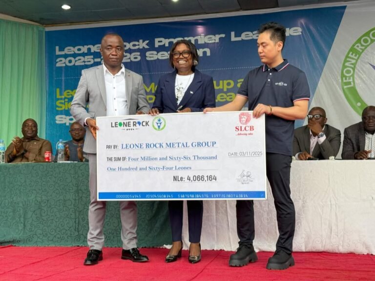 Sierra Leone Football Association President Commends Leone Rock for Strengthening Football Development in Sierra Leone