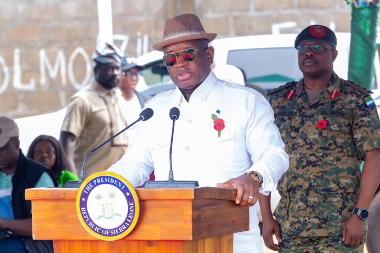 President Bio Reaffirms Commitment to Combating Kush