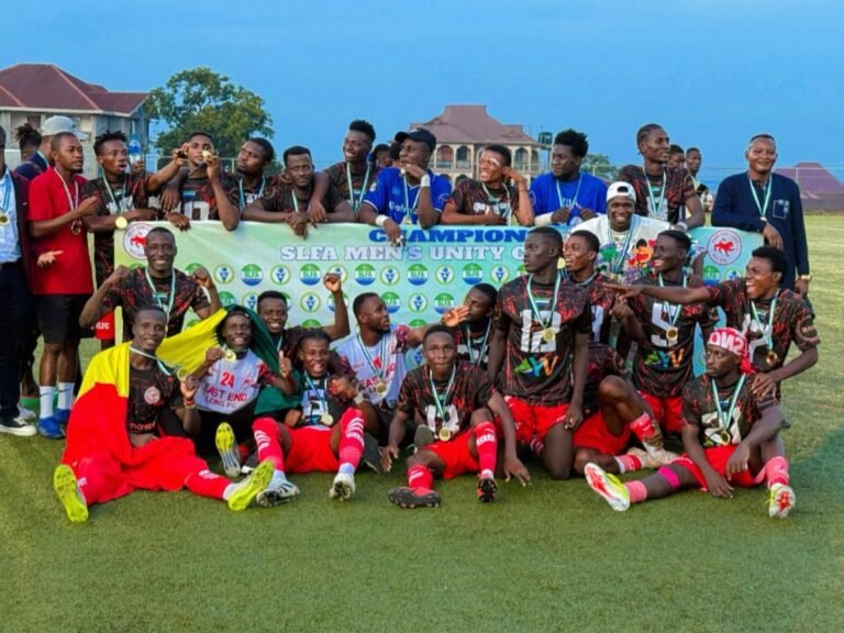 East End Lions Crowned Champions Of 2025 Sierra Leone Football Association Men’s Unity Cup