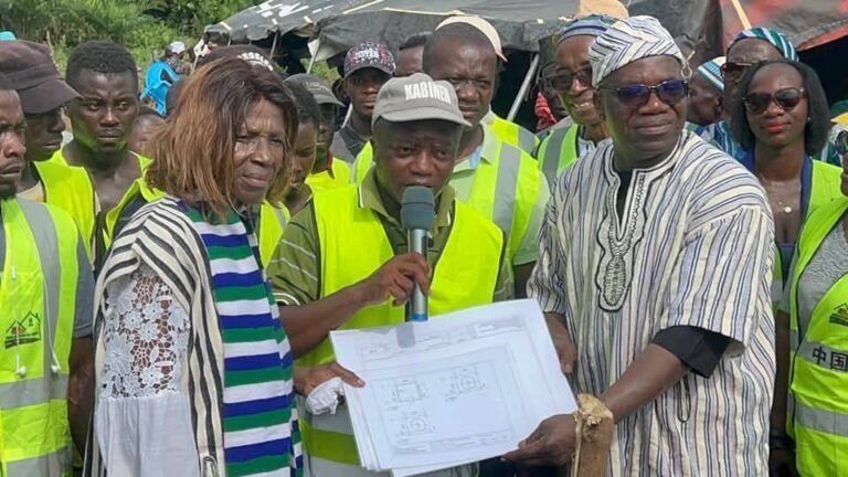 MoPED and ECOWAS Hand Over Wai Cross-Border Market Project for Construction in Pujehun