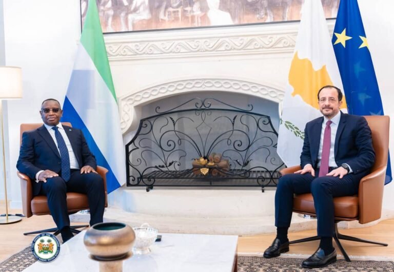 President Bio and Christodoulides Reaffirm Bilateral Ties