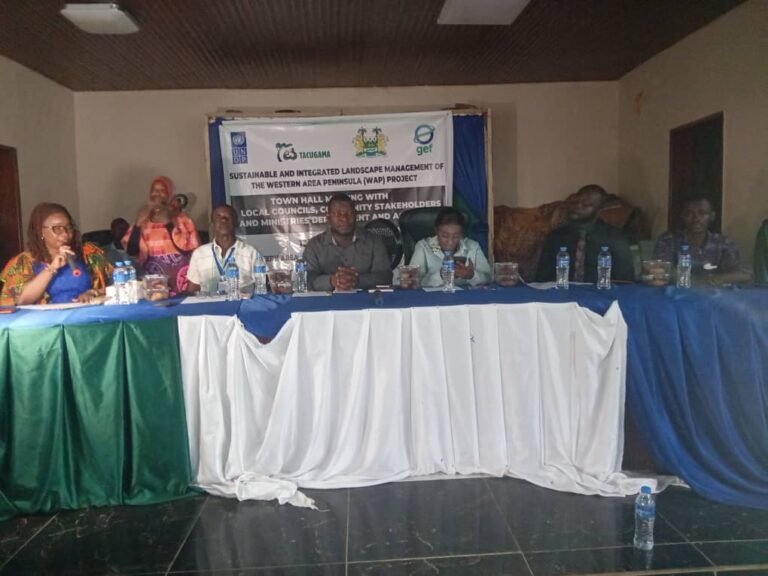 Town Hall Meeting Highlights Urgent Need for Conservation of Western Area Peninsula Forest Reserve