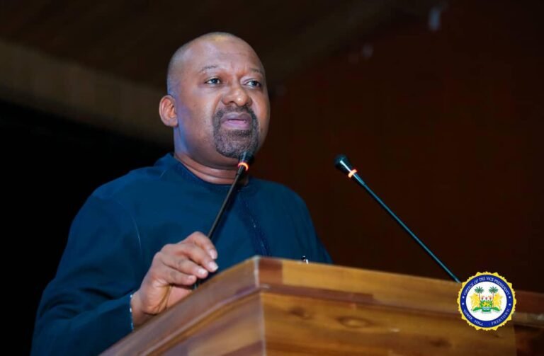 Vice President Jalloh Commends SLFA Efforts to Support Women’s Football Development