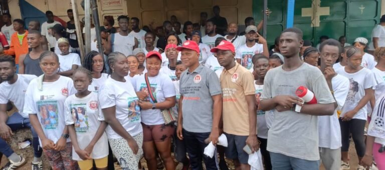 Beretay Movement and Positive Base Organization Lead Health Walk Against Kush and Harmful Drugs