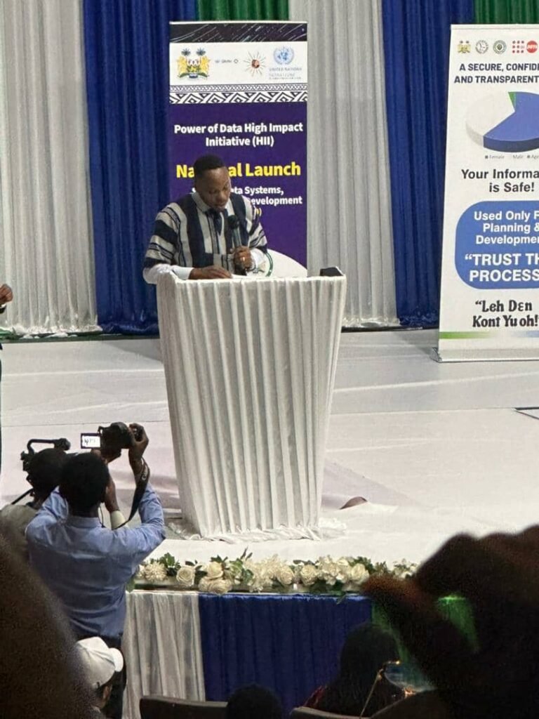 Chief Minister Launches 2026 Population and Housing Census in Sierra Leone