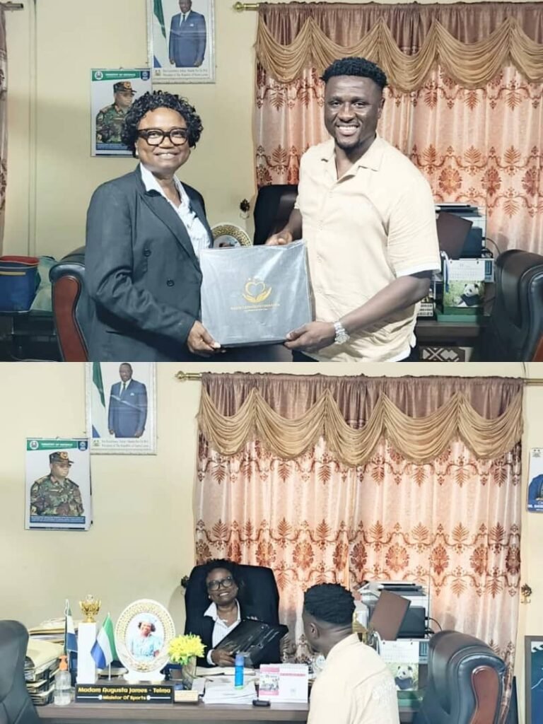 Former AC Milan Player Rodney Strasser Paid Visit to Minister of Sports