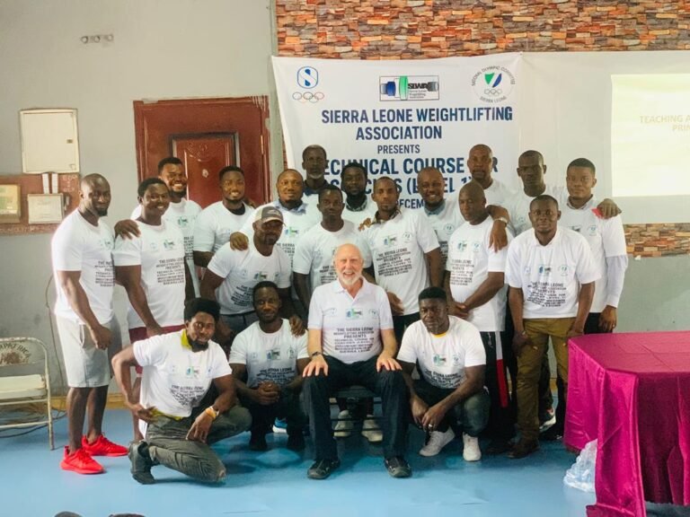 Sierra Leone Weightlifting Association Launches Technical Coaching Course Supported by IWF, Olympic Solidarity, and Noc-Sierra Leone