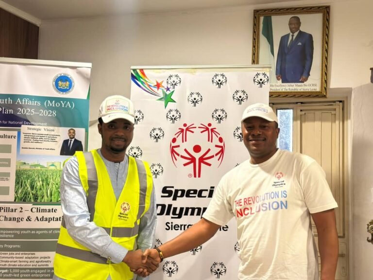 Promoting Inclusion and Empowerment… Ministry of Youth Affairs Signs Landmark Memorandum of Understanding with Special Olympics Sierra Leone