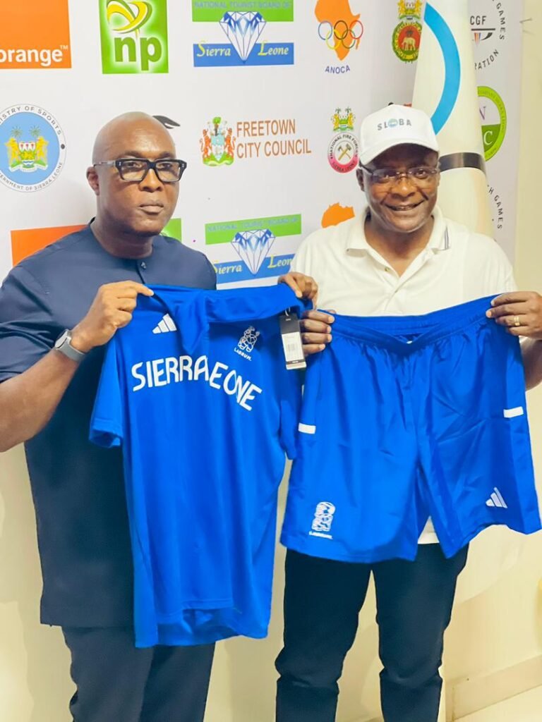 SLBA Presents President Solomon D. Kargbo to NOC/CGA-SLE Following Continental Election