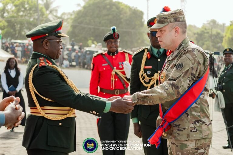 Sierra Leone Confers National Honours on International Peacekeepers