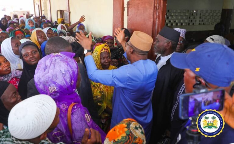 Vice President Jalloh Observes First Jummah of Ramadan with Worshippers in Pujehun