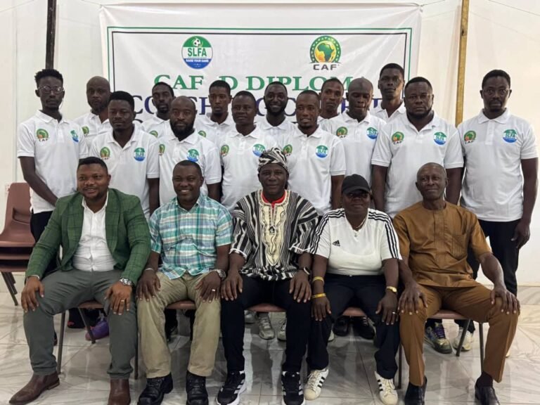 SLFA Concludes CAF Diploma D Coaching Course In Southern Region