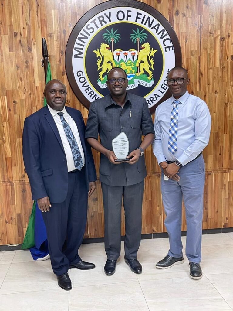 Finance Ministry Honours Sheku Ahmed Fantamadi Bangura