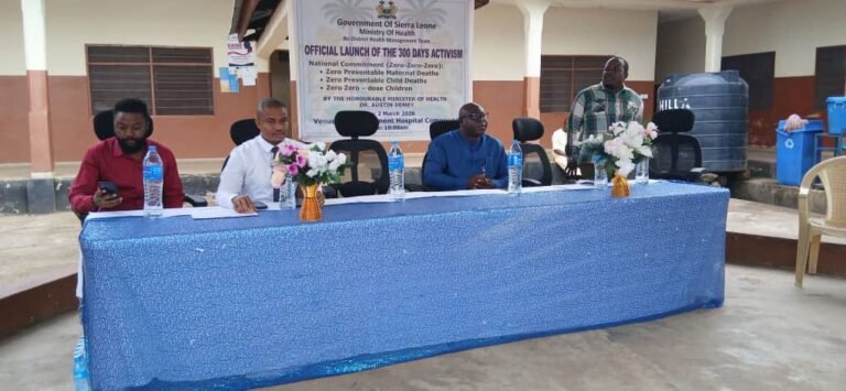 Sierra Leone Launches 300 Days of Activism to End Preventable Maternal and Child Deaths
