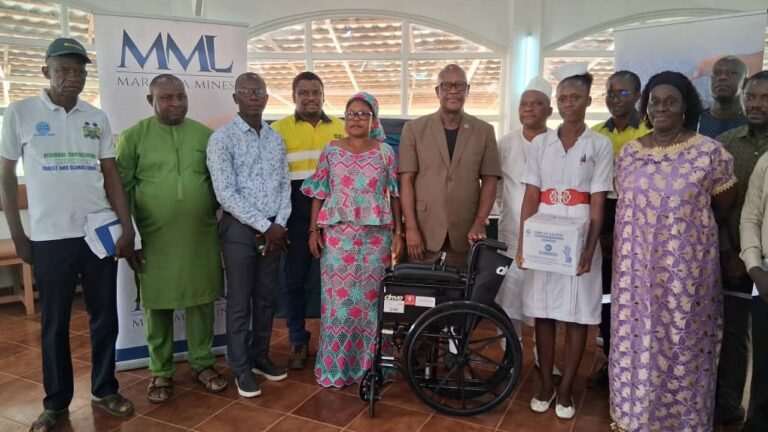 Marampa Mines Limited Donates Medical Supplies to Three Health Facilities in Marampa and Maforki Chiefdoms